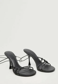 Mango KNOT - High Heel Sandalette - Noir | Damen -Mango Populaire Boutique 369b901156a64f8a9ec173a2a8ae3d76