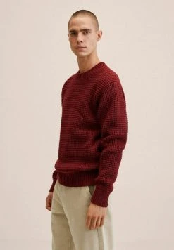 Mango PASCU - Strickpullover - Bordeaux | Herren -Mango Populaire Boutique 3720c4b3a0724b08a10e3cac9f1cf383