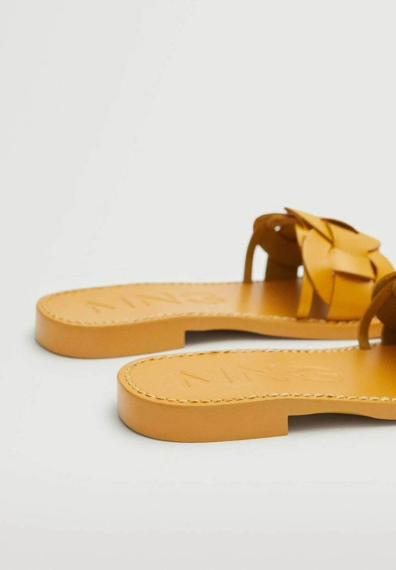 Mango RIVER - Pantolette Flach - Moutarde | Damen 6 Mango RIVER - Pantolette Flach - Moutarde | Damen – Bild 4