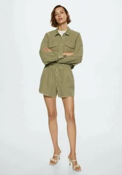 Mango NALA - Hemdbluse - Khaki | Damen -Mango Populaire Boutique 38a9894657f344f098289ca7bae8ef5c