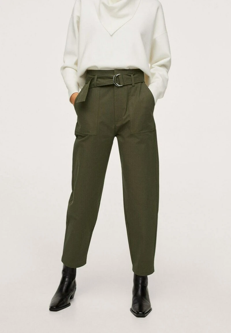 Mango Stoffhose - Kaki | Damen 3 Mango Stoffhose - Kaki | Damen