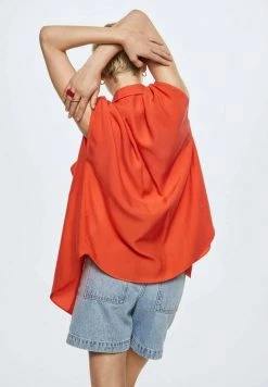 Mango LIM - Hemdbluse - Dark Orange | Damen -Mango Populaire Boutique 39b4b82e1dde477cbc87437e620951bf
