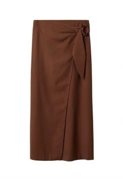 Mango PAREO - Wickelrock - Brązowy | Damen -Mango Populaire Boutique 3a16728e7e1641f5aa430b73f39866e0