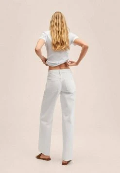 Mango Flared Jeans - Blanc | Damen -Mango Populaire Boutique 3a1cab4abfc344c2ad231ca9bcf0f5cc