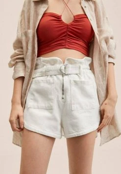 Mango EMILY - Jeans Shorts - écru | Damen