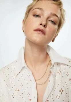 Mango Damen CONSTELA - Hemdbluse - Ecru -Mango Populaire Boutique 3a2c821617c54530a37209134f33cb19