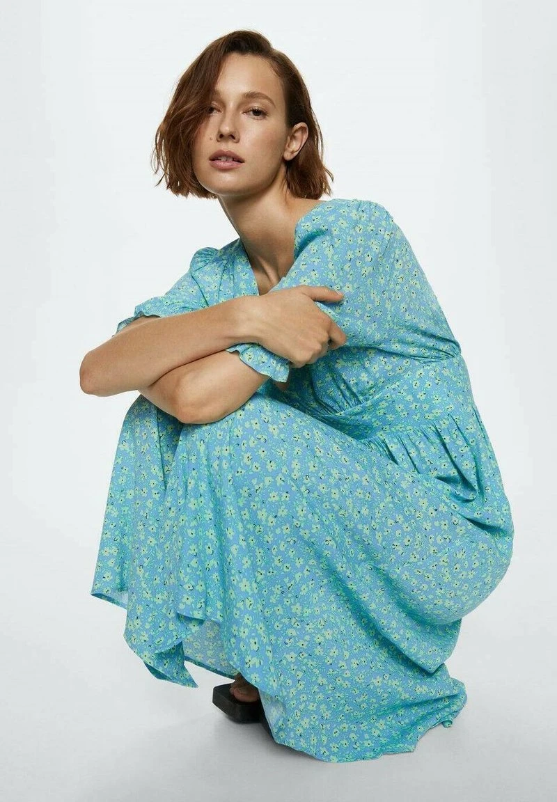 Mango Damen DAISY - Freizeitkleid - Turquoise 7 Mango Damen DAISY - Freizeitkleid - Turquoise – Bild 5