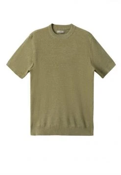Mango ANDREW - T-Shirt Basic - Kaki | Herren -Mango Populaire Boutique 3a77ea075d634f3b95ea8e60ec7aa920