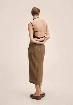 Mango Wickelrock - Marrón | Damen -Mango Populaire Boutique 3a98a4230e914527bd8f13ea996d6677