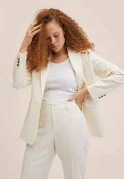 Mango BOREAL - Stoffhose - Ecru | Damen -Mango Populaire Boutique 3b08b888f07b43fba0be03fc7c7ade61