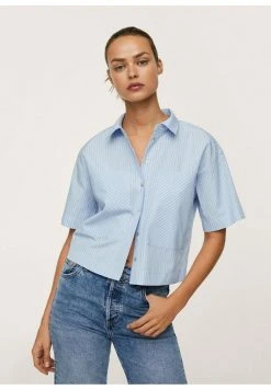 Mango Damen Hemdbluse - Light Blue