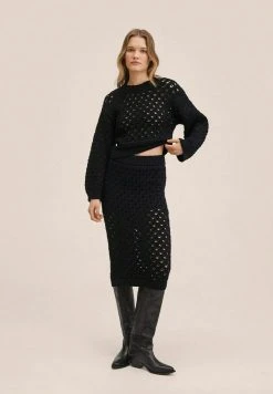 Mango MONTE - Bleistiftrock - Schwarz | Damen