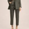 Mango PINA A - Stoffhose - Green | Damen