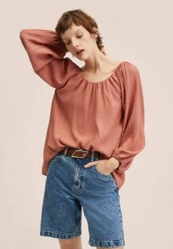 Mango CRINK A - Bluse - Różowy | Damen