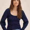 Mango ALEXA - Strickpullover - Dark Navy | Damen