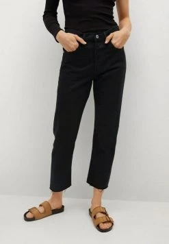 Mango HAVANA - Jeans Straight Leg - Black Denim | Damen