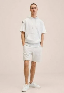 Mango XALE - T-Shirt Basic - Mottled Light Grey | Herren