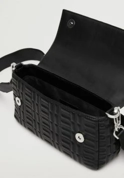 Mango BULKY - Umhängetasche - Black | Damen -Mango Populaire Boutique 3e0b2a817d954c40beccc84a0f154ad7