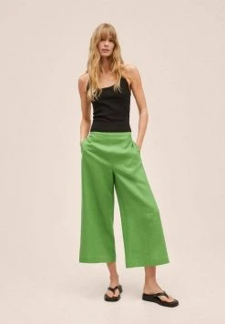 Mango LOTE - Stoffhose - Green | Damen -Mango Populaire Boutique 3e115904d7484f48986d4d5fe0e78838