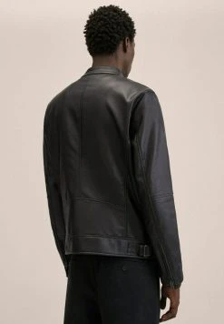 Mango BRAKE - Kunstlederjacke - Svart | Herren -Mango Populaire Boutique 3eb6d29f6bda4a5aabe8a73d28dde1c9