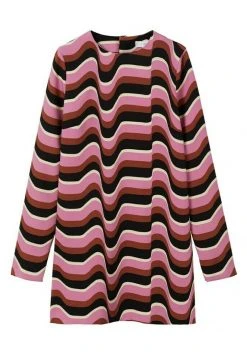 Mango PISCO - Freizeitkleid - Pink/black | Damen -Mango Populaire Boutique 3f227e5a90bc4d9cbcdae1d8b526ed93
