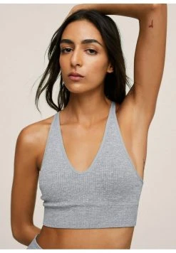 Mango T-Shirt BH - Mediumgrijs | Damen