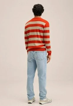 Mango CRETA - Strickpullover - Korallrot | Herren -Mango Populaire Boutique 4040259aed404f3f881f7c610a95f454