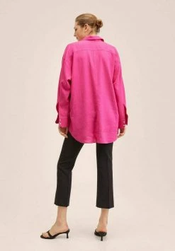 Mango WORK - Hemdbluse - Pink | Damen -Mango Populaire Boutique 40d8f49efdca44639a0d1e9875ad36ba
