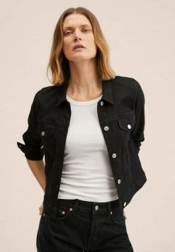 Mango VICKY - Übergangsjacke - Black Denim | Damen