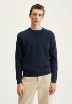 Mango ANTIGUA - Strickpullover - Marineblauw | Herren