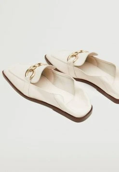 Mango Damen TRAIN - Slipper - Blanc Cassé -Mango Populaire Boutique 410af0c9d4df40ba896e81e0ea98dcc5