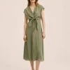 Mango MARTE2 - Freizeitkleid - Kaki | Damen -Mango Populaire Boutique 415f05baa5d5468884b20e2ca475e139