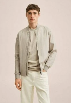 Mango JAVIER - Bomberjacke - Beige | Herren
