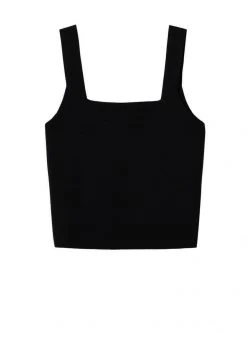 Mango Top - Zwart | Damen -Mango Populaire Boutique 4223ec5279ab48369966d451ba2c6202