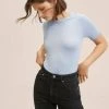 Mango ALMA - T-Shirt Basic - Hemelsblauw | Damen -Mango Populaire Boutique 42d83f19c88e40a2b64e6d0fbdb60e4a