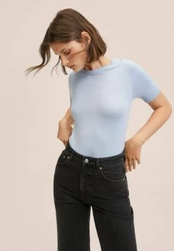 Mango ALMA - T-Shirt Basic - Hemelsblauw | Damen