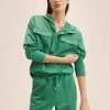 Mango FLORIDA - Kapuzenpullover - Vert | Damen -Mango Populaire Boutique 4319e4c71fb24b11826f1d45bb916698