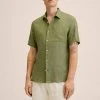Mango ANTS - Hemd - Verde | Herren -Mango Populaire Boutique 431c06d883984d65a362e535409626ce