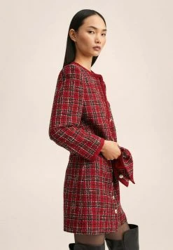 Mango Blazer - Rood | Damen -Mango Populaire Boutique 43515e157a6b42b0980ade3af4d46b45