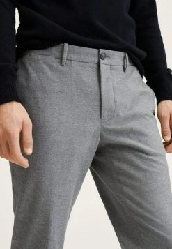 Mango BREST - Stoffhose - Hellgrau Meliert | Herren -Mango Populaire Boutique 43eb86b2e3664304b71b258bf5629cfd