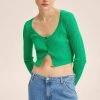 Mango VILLA - Strickjacke - Green | Damen -Mango Populaire Boutique 43f3c0ecd4904b5f856f55ab3438aad7