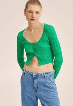 Mango VILLA - Strickjacke - Green | Damen