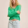 Mango GALASV - Strickpullover - Green | Damen -Mango Populaire Boutique 445f73d6939b4621a750dfd08b519d80