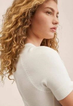 Mango ALMA - T-Shirt Basic - Ecru | Damen -Mango Populaire Boutique 44edd113be464490b887092c75fd0072