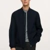 Mango NORMAND - Bomberjacke - Dunkles Marineblau | Herren -Mango Populaire Boutique 4552174c017b481594626b9da996ab7f