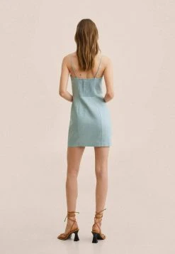 Mango IVONNE - Freizeitkleid - Sky Blue | Damen -Mango Populaire Boutique 45892847f7d346f69949be507f4a45e6