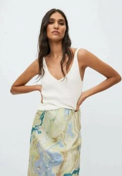 Mango JULS - A-Linien-Rock - Blue | Damen -Mango Populaire Boutique 45b8719dbf2d4318b5a711a026ca9013