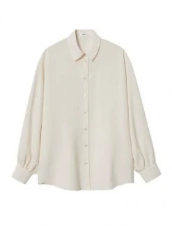 Mango CHILL-A - Hemdbluse - Blanc Cassé | Damen -Mango Populaire Boutique 460aadefc5734f9e8d03b78af8cc295c