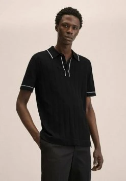 Mango PLA-I - Poloshirt - Black | Herren