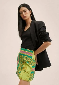 Mango Damen GIAN - A-Linien-Rock - Groen 12 Mango Damen GIAN - A-Linien-Rock - Groen -Mango Populaire Boutique 473bc92b4bb349cbb4726cb98bf937ba